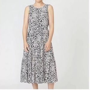 J. Crew Tiered Floral Midi Dress